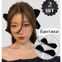 Заколки бантики для волосся оксамитові бантики-вушка 2 шт корейський стиль y2k Fashion Jewelry (SVS) Заколки бантики для волосся оксамитові бантики-вушка 2 шт корейський стиль y2k Fashion Jewelry (SVS)