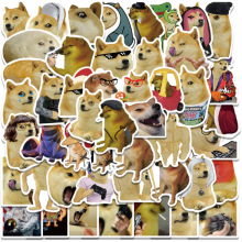 Набір наклейок Doge Доге мем собака 50 шт стікери на телефон ноутбук скетчбук (SVS) Набір наклейок Doge Доге мем собака 50 шт стікери на телефон ноутбук скетчбук (SVS)
