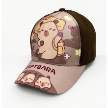 Кепка бейсболка Korni для хлопчика для дівчинки Капібара Capybara коричнева 50-56 (SVS) Кепка бейсболка Korni для хлопчика для дівчинки Капібара Capybara коричнева 50-56 (SVS)