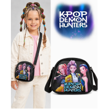 Сумка Кпоп Мисливці на демонів KPop Demon Hunters для дівчинки через плече підліткове, чорна (SVS) Сумка Кпоп Мисливці на демонів KPop Demon Hunters для дівчинки через плече підліткове, чорна (SVS)