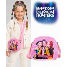 Сумка Кпоп Мисливці на демонів KPop Demon Hunters для дівчинки через плече підліткове, рожеве (SVS) Сумка Кпоп Мисливці на демонів KPop Demon Hunters для дівчинки через плече підліткове, рожеве (SVS)