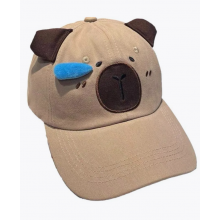 Кепка бейсболка Korni для хлопчика для дівчинки Капібара Capybara з вушками коричнева 54-60 (SVS) Кепка бейсболка Korni для хлопчика для дівчинки Капібара Capybara з вушками коричнева 54-60 (SVS)