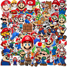 Набір наліпок гра Супер Маріо Super Mario 50 штук стікерпак на авто телефон ноутбук самокат гаджети (SVS) Набір наліпок гра Супер Маріо Super Mario 50 штук стікерпак на авто телефон ноутбук самокат гаджети (SVS)