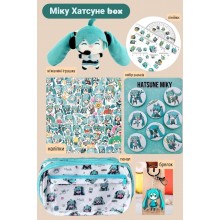 Подарунковий колекційний бокс Міку Хатсунэ Miku Hatsune бокс канцтоварів і сувенірів 6 предметів (SVS) Подарунковий колекційний бокс Міку Хатсунэ Miku Hatsune бокс канцтоварів і сувенірів 6 предметів (SVS)