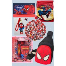 Подарунковий колекційний бокс Людина-павук Spider-man: сумка, брелок, наклейки, пенал, набір канцелярії (АА) Подарунковий колекційний бокс Людина-павук Spider-man: сумка, брелок, наклейки, пенал, набір канцелярії (АА)