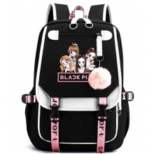 Рюкзак KORNI портфель шкільний Blackpink Блекпінк дитячий корейський підлітковий стиль kpop 45х30х13 см (SVS)
