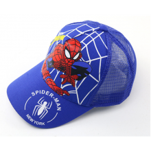 Кепка бейсболка для хлопчика з сіточкою Павук Spider-man синя дихаюча Korni 50-56 (SVS) Кепка бейсболка для хлопчика з сіточкою Павук Spider-man синя дихаюча Korni 50-56 (SVS)