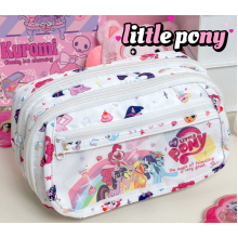 Пенал шкільний My little pony Єдиноріг косметичка на 3 відділення 21х11х4 см, білий (SVS) Пенал шкільний My little pony Єдиноріг косметичка на 3 відділення 21х11х4 см, білий (SVS)