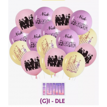 Набір повітряних куль (G)I-DLE Gidle Джіайдл 18 штук кейпоп kpop фан для свята (SVS)