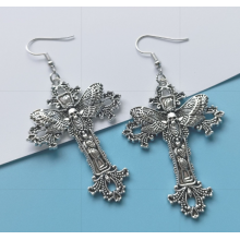 Сережки хрести Fashion Jewelry метелик бражник з крилами в корейському стилі y2k готика (SVS)