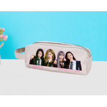 Пенал шкільний косметичка із зображенням Блек Пінк Blackpink на 2 відділення, бежевий (SVS) Пенал шкільний косметичка із зображенням Блек Пінк Blackpink на 2 відділення, бежевий (SVS)