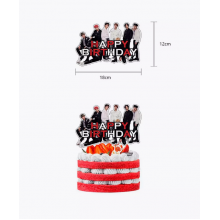 Топпер для торта картонний Стрей Кідс Stray Kids кейпоп kpop фан декор для свята (SVS) Топпер для торта картонний Стрей Кідс Stray Kids кейпоп kpop фан декор для свята (SVS)