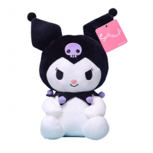 М'яка іграшка Куромі аніме Kuromi Hello Kitty, м’яка плюшева, 25 см, фіолетова (SVS)