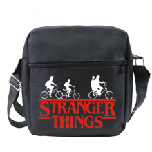 Сумка крос-боді Дивні дива Stranger Things для хлопчика підліткова барсетка на 2 відділення через плече 24Х6,5Х21 чорна (SVS) Сумка крос-боді Дивні дива Stranger Things для хлопчика підліткова барсетка на 2 відділення через плече 24Х6,5Х21 чорна (SVS)