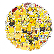 Набір наліпок 50 шт з мультфільму Покемон (Pokemon) / Пікачу (Pikachu) , наклейка на телефон ноутбук гаджети (SVS) Набір наліпок 50 шт з мультфільму Покемон (Pokemon) / Пікачу (Pikachu) , наклейка на телефон ноутбук гаджети (SVS)