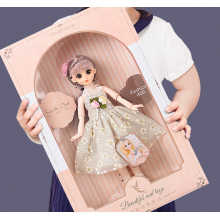 Лялька у сукні шарнірна Емма Fashion Doll у подарунковій коробці (SVS)
