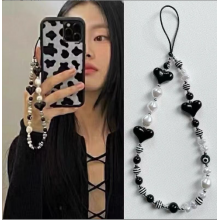 Шарм браслет для телефона з намистин підвіска шнурок біжутерія Fashion Jewelry серце (SVS) Шарм браслет для телефона з намистин підвіска шнурок біжутерія Fashion Jewelry серце (SVS)