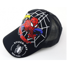 Кепка бейсболка для хлопчика з сітчкою Павук Spider-man чорна дихаюча Korni 50-56 (SVS) Кепка бейсболка для хлопчика з сітчкою Павук Spider-man чорна дихаюча Korni 50-56 (SVS)