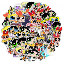 Набір наліпок Супер крихітки Powerpuff Girls 50 штук стікерпак на ноутбук самокат гаджети (SVS) Набір наліпок Супер крихітки Powerpuff Girls 50 штук стікерпак на ноутбук самокат гаджети (SVS)