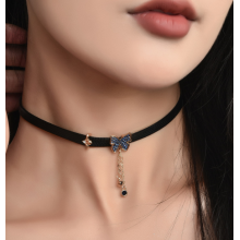 Чокер на шию з метеликом в корейському стилі y2k kpop біжутерія Fashion Jewelry (SVS) Чокер на шию з метеликом в корейському стилі y2k kpop біжутерія Fashion Jewelry (SVS)