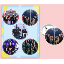 Набір значків Stray Kids Стрей Кідс кейпоп kpop фан піни на одяг, пенал, рюкзак 5 штук (SVS)