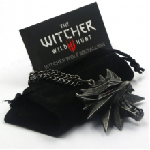 Кулон Геральта на цепочке подвеска амулет Школа Волка из игры Ведьмак Witcher Fashion Jewerly  (SVS)