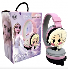 Навушники Headset дитячі бездротові Ельза Холодне серце з Bluetooth і мікрофоном для дівчинки, регульований розмір, рожеві (SVS) Навушники Headset дитячі бездротові Ельза Холодне серце з Bluetooth і мікрофоном для дівчинки, регульований розмір, рожеві (SVS)