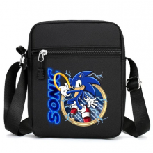 Сумка крос-боді їжачок Сонік із мультфільму Sonic для хлопчика підліткова барсетка на 2 відділення через плече 20Х15Х5 чорна (SVS) Сумка крос-боді їжачок Сонік із мультфільму Sonic для хлопчика підліткова барсетка на 2 відділення через плече 20Х15Х5 чорна (SVS)