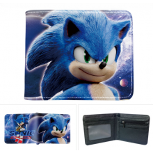 Гаманець дитячий для хлопчика їжачок Сонік із мультфільму Sonic the Hedgehog візитниця, подарунок для хлопчика, синій (SVS)