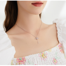Ланцюжок Fashion Jewerly серце з крилами Ангел підвіска на шию стиль y2k kpop (SVS) Ланцюжок Fashion Jewerly серце з крилами Ангел підвіска на шию стиль y2k kpop (SVS)